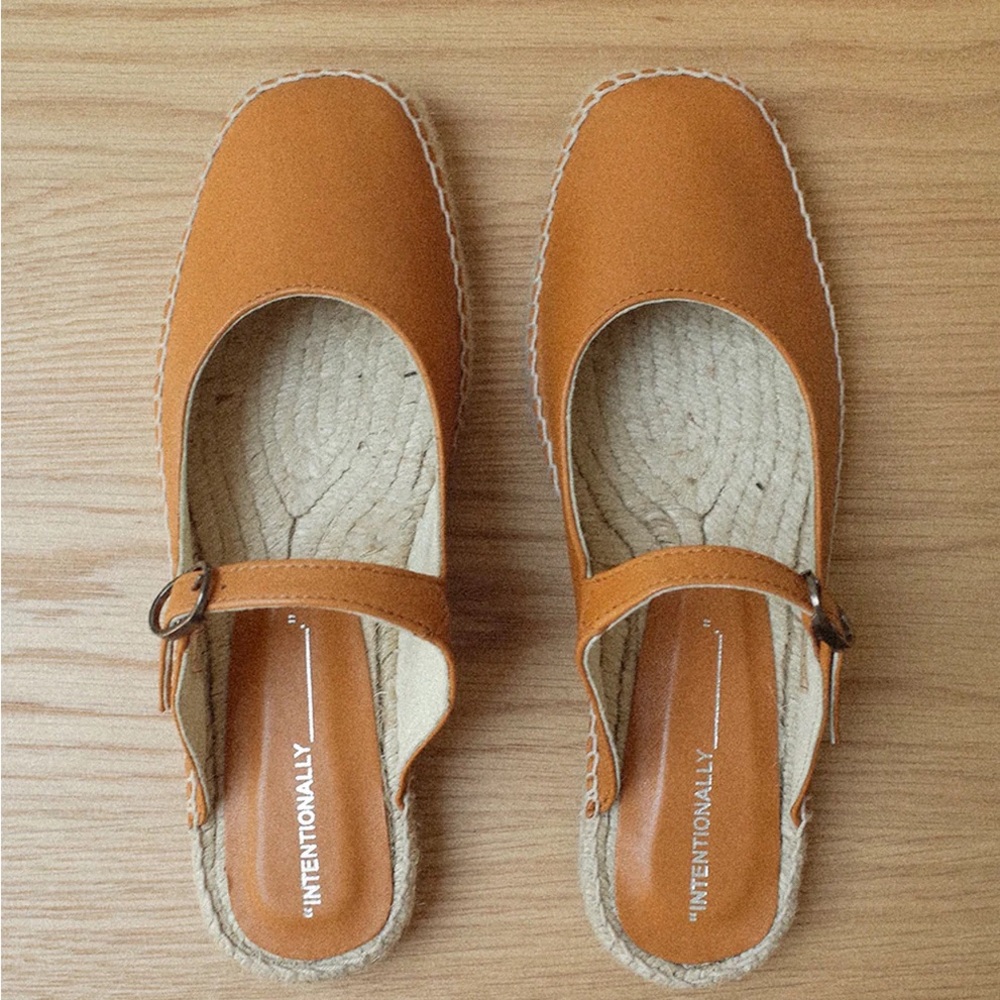 INTENTIONALLY BLANK “reports” espadrille mary jane flats | NEW IN BOX